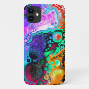 Capa Para iPhone 11 Abstrato Modern Fluid Art