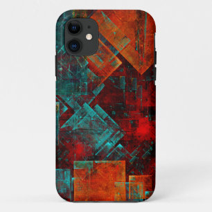Capa Para iPhone 11 Abstrato Moderno Padrão Artístico Legal Colorido