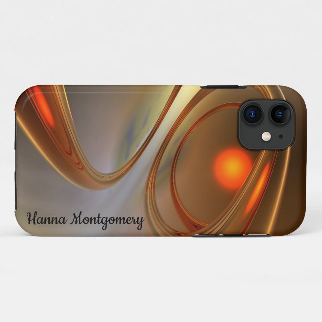 Capa Para iPhone 11 Abstrato trendy e elegante Design 3d (Verso (horizontal))