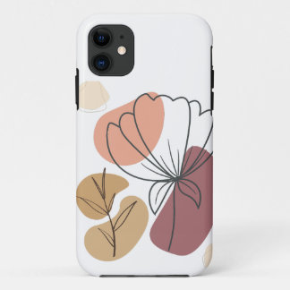 Capa Para iPhone 11 absurdo de arte floral