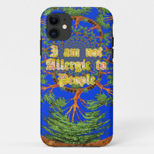 Capa Para iPhone 11 Acacia Alchemy: Eu não sou alérgico à arte Pessoas