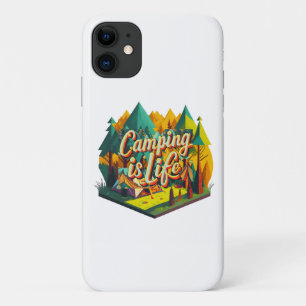 Capa Para iPhone 11 Acampamento é Vida