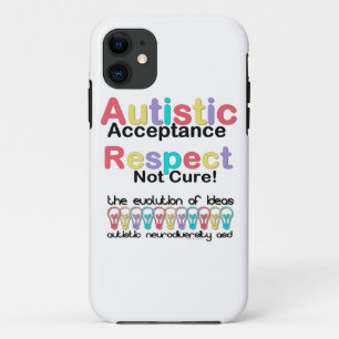 Capa Para iPhone 11 Aceitação Autista Respeito Não Cura