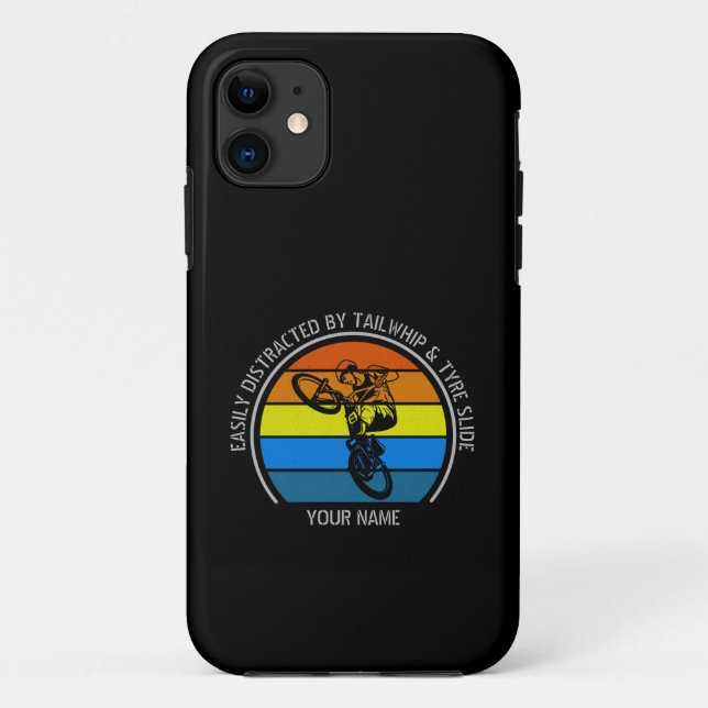 Capa Para iPhone 11 Adicionar Nome Alterar TODO Texto Distraído Facilm (Verso)