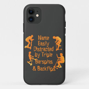 Capa Para iPhone 11 Adicionar texto de nome facilmente distraído pelo