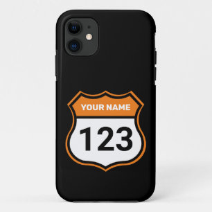 Capa Para iPhone 11 Adicione o nome do seu número de identificação lar