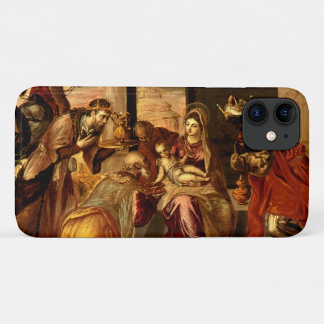 Capa Para iPhone 11 Adoração do Magi - Greco (Verso (horizontal))
