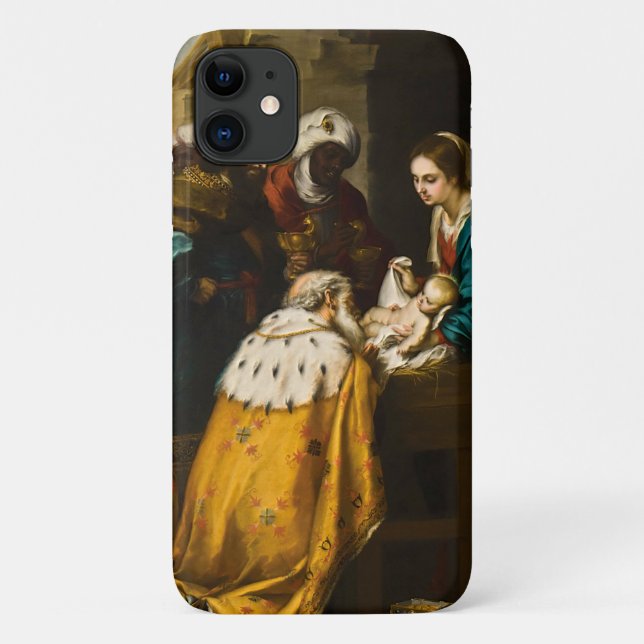 Capa Para iPhone 11 Adoração do Magi - Murillo (Verso)
