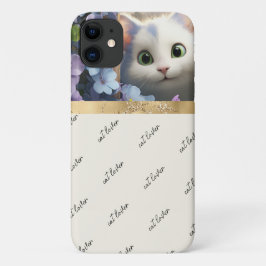 Capa Para iPhone 11 Adorável Cat Lover