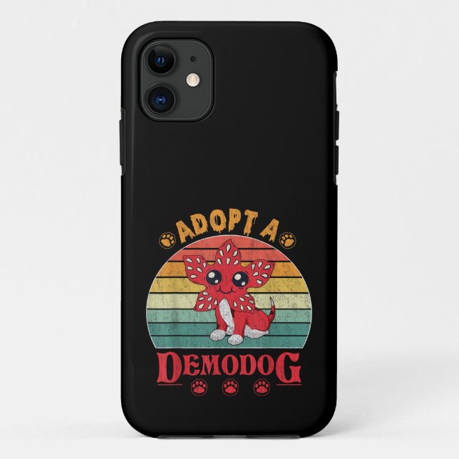 Capa Para iPhone 11 Adote um presente engraçado para amantes de cães d (Verso)