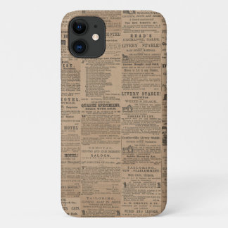 Capa Para iPhone 11 Ads of the Past, NY 1856 iPhone / iPad case