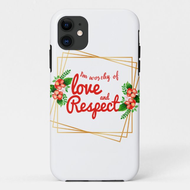 Capa Para iPhone 11 afirmações motivacionais para sonhadores (Verso)