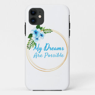 Capa Para iPhone 11 afirmações positivas para aceitação da vida