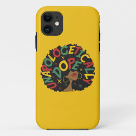 Capa Para iPhone 11 Afro Negro Afro-se sem desculpas