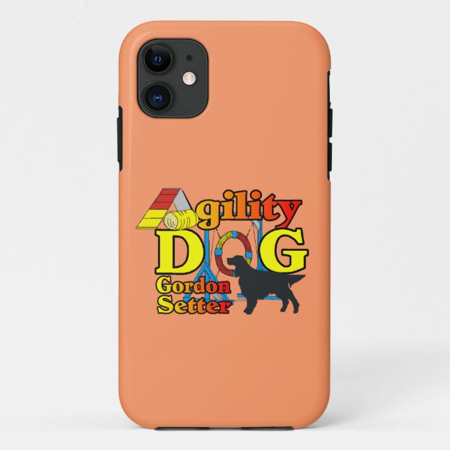 Capa Para iPhone 11 Agilidade do Gordon Setter (Verso)