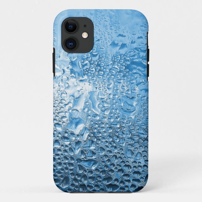 Capa Para iPhone 11 Água Azul legal (Verso)