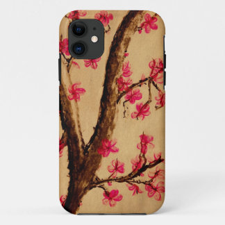Capa Para iPhone 11 Aguarela Cherryblossom