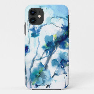 Capa Para iPhone 11 Aguarela da flor
