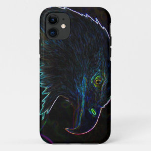 Capa Para iPhone 11 Águia americana americana em bordas de
