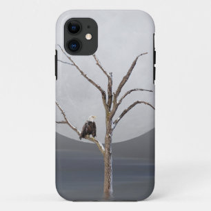 Capa Para iPhone 11 Águia americana na árvore