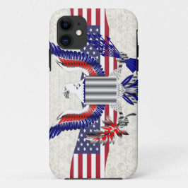 Capa Para iPhone 11 Águia americana patriótica
