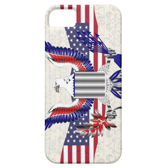 Capa Para iPhone 11 Águia americana patriótica (Traseira)