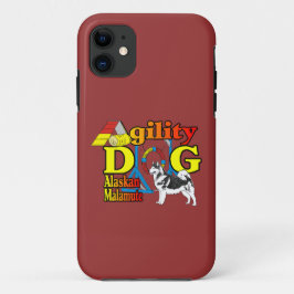 Capa Para iPhone 11 Alaskan Malamute Agilidade