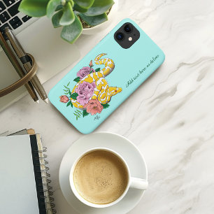 Capa Para iPhone 11 Albino Ball Python Amarelo