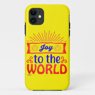 Capa Para iPhone 11 ALEGRIA AO MUNDO inspiração e motivação