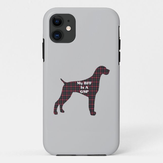 CAPA PARA iPhone 11 ALEMÃO SHORTHAIED PONTER BFF (Verso)