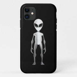 Capa Para iPhone 11 Alienígena cinzenta