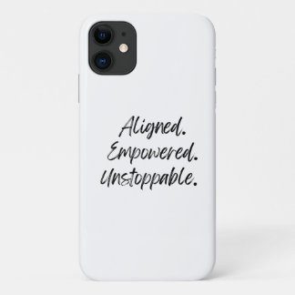 Capa Para iPhone 11 Alinhado. Empoderado. Inparável.