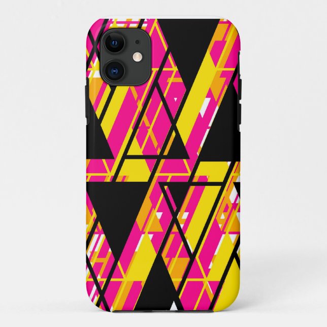 Capa Para iPhone 11 Alinhe o design gráfico brilhante (Verso)