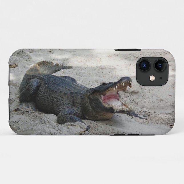 Capa Para iPhone 11 Alligator, Fort Lauderdale, Florida (Verso (horizontal))