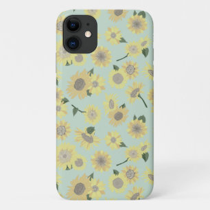 Capa Para iPhone 11 Alma Amarelo-Amarelo-Laranja Pintado Girassóis