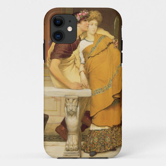 Capa Para iPhone 11 Alma-Tadema | o espelho, 1868 (Verso)