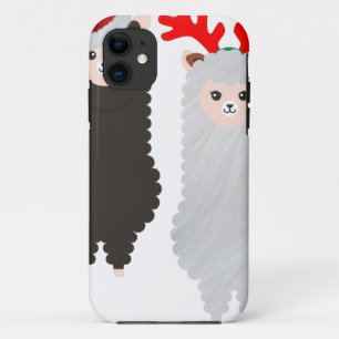 Capa Para iPhone 11 alpacas de renas de natal