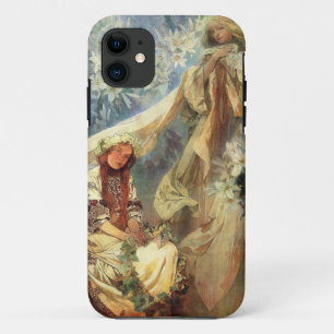 Capa Para iPhone 11 Alphonse Mucha Madonna do exemplo do iPhone 5 dos