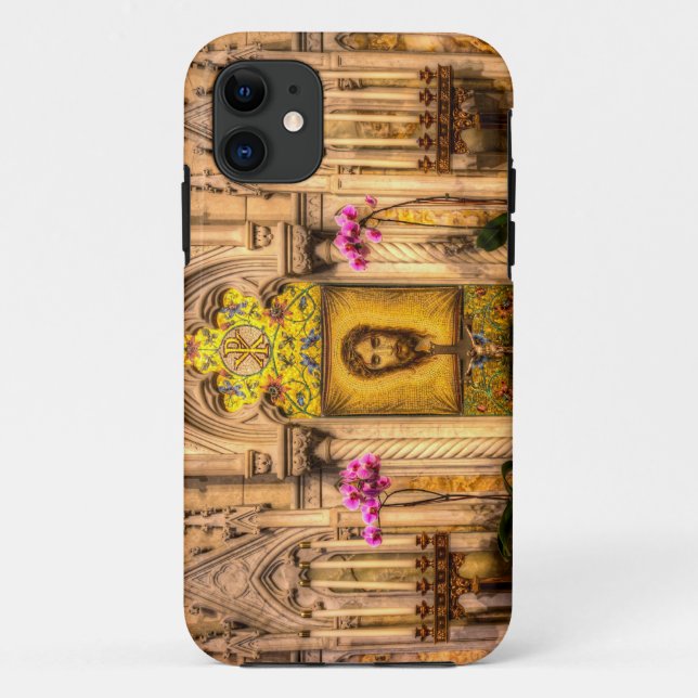 Capa Para iPhone 11 Altar da Rua da face sagrada Catedral de Patrick (Verso)