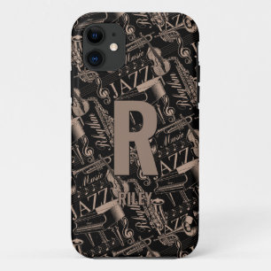 Capa Para iPhone 11 Alterar inicial, adicionar (excluir) nome, música 
