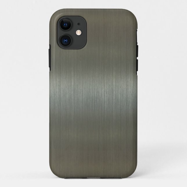 Capa Para iPhone 11 Alumínio escovado (Verso)