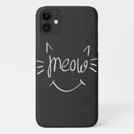 Capa Para iPhone 11 Amante de Gatos Meow