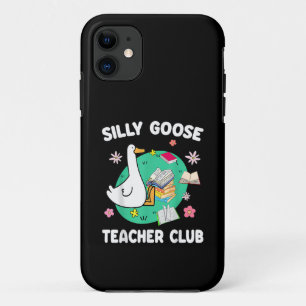 Capa Para iPhone 11 Amante de os animais Engraçado Bobo Goose Teacher 