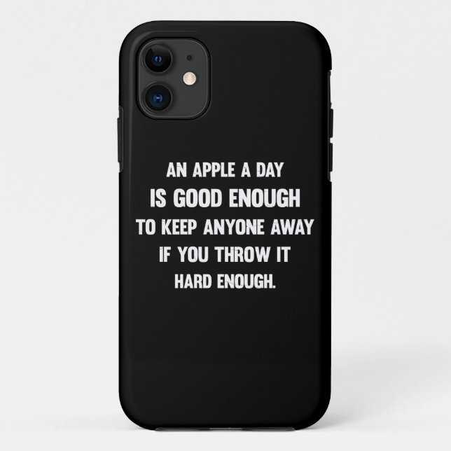 Capa Para iPhone 11 Amante de sarcasmo | Afirmações em sarcasmo | Sarc (Verso)