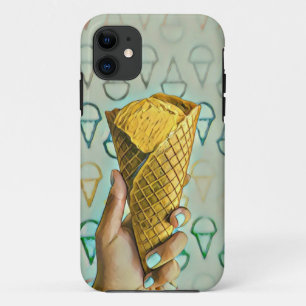 Capa Para iPhone 11 Amantes do sorvete de Verão