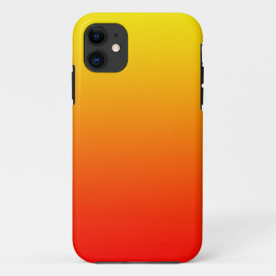 Capa Para iPhone 11 Amarelo do inclinação do por do sol à cor vermelho