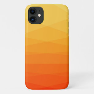 Capa Para iPhone 11 Amarelo E Laranja Poligonal