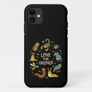 Capa Para iPhone 11 Ame Os Inapreciados Insetos Fofos de Desenho Anima