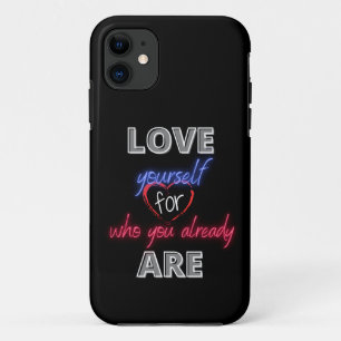 Capa Para iPhone 11 Ame-se por quem você já é