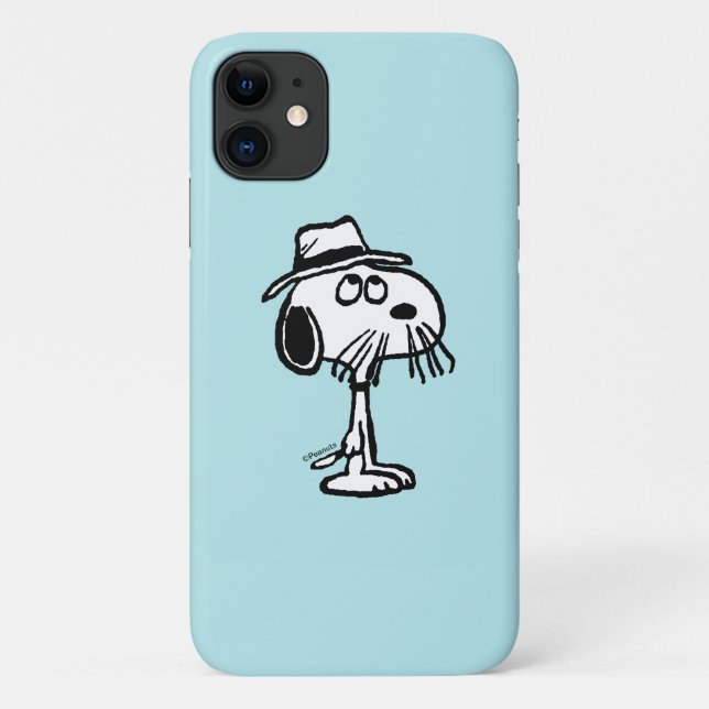 Capa Para iPhone 11 Amendoins | Irmão Snoopy Spike (Verso)
